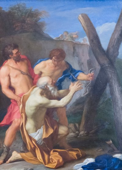 Martírio de Santo André, século XVII (óleo sobre cobre) de Carlo Maratta or Maratti