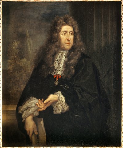 Retrato de André Le Notre (Lenotre) (1613-1700), designer dos jardins do Rei Pintura de Carlo Maratta (1625-1713) Sol do século XVII. 1,12x0,85 m de Carlo Maratta or Maratti