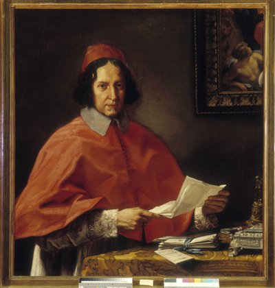 Retrato do Cardeal Alderano Cybo (1676-1689) de Carlo Maratta or Maratti