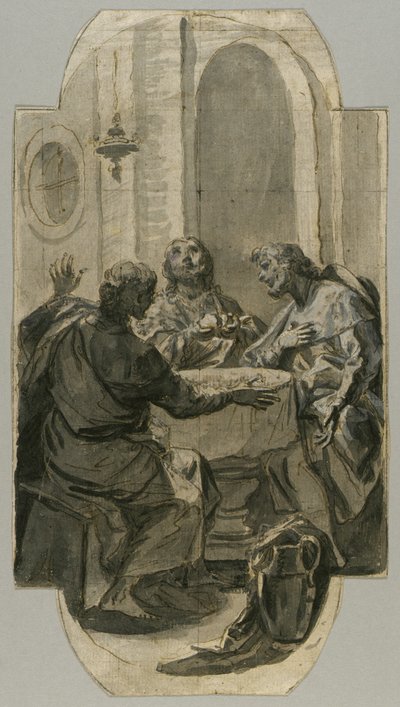 Ceia em Emaús de Carlo Maratti