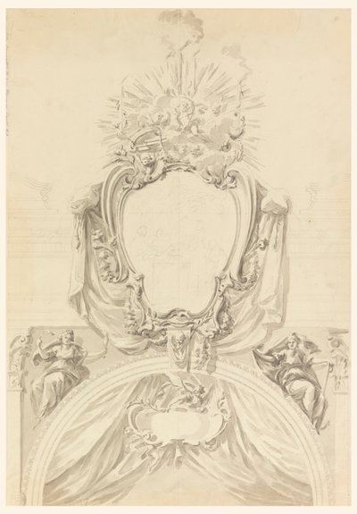 Decoração de um portal arqueado de Carlo Marchionni
