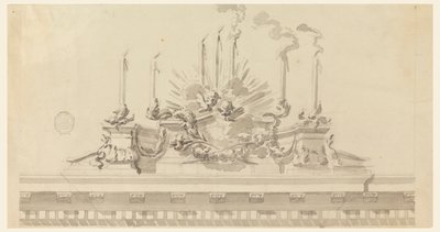 Projeto para decoração de uma cerimônia de Carlo Marchionni