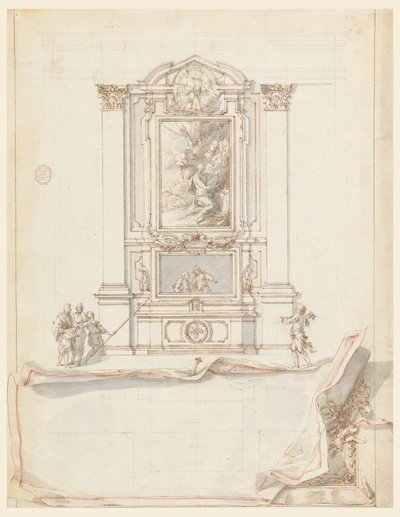 Projeto para um altar de Carlo Marchionni