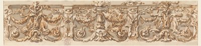 Desenho, Projeto de um Friso, ca. 1770 de Carlo Marchionni