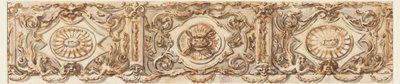 Desenho, Projeto de um Friso, ca. 1770 de Carlo Marchionni