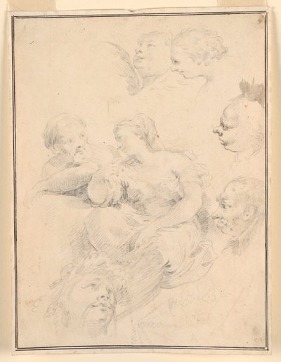 Desenho, esboços figurativos, 1775 de Carlo Marchionni