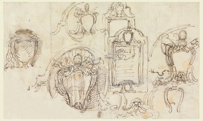 Desenho, esboços, 1740-58 de Carlo Marchionni