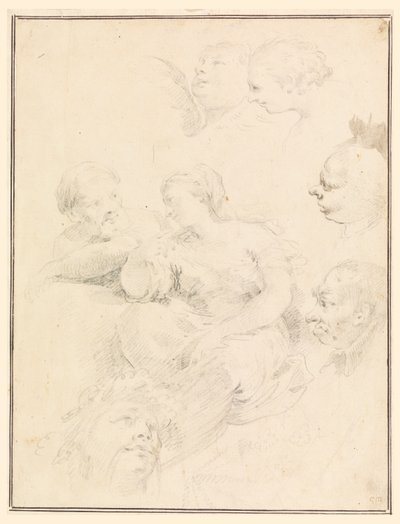 Esboços Figurais de Carlo Marchionni