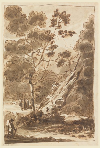 Figura na floresta de Carlo Marchionni