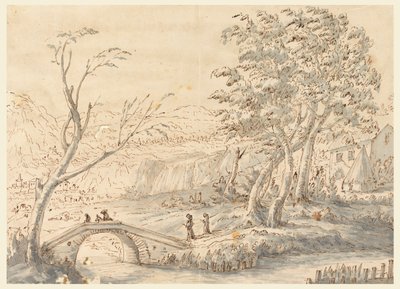 Paisagem com ponte de Carlo Marchionni