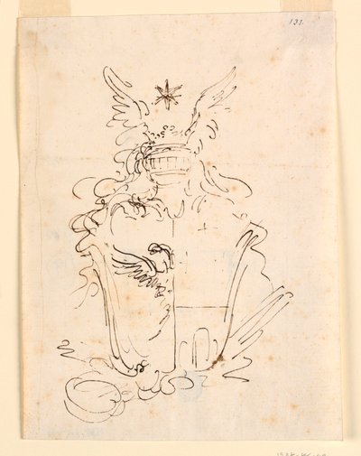 Esboço para brasão de Carlo Marchionni
