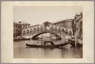 Veneza: ponte de Rialto de Carlo Naya