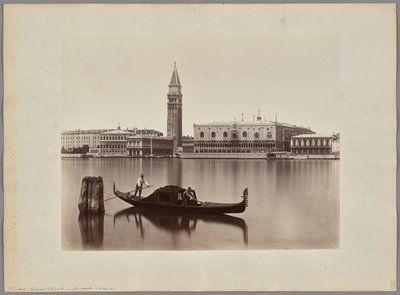 Veneza: vista da Biblioteca Marciana, do Campanile e do Palácio Ducal de Carlo Naya