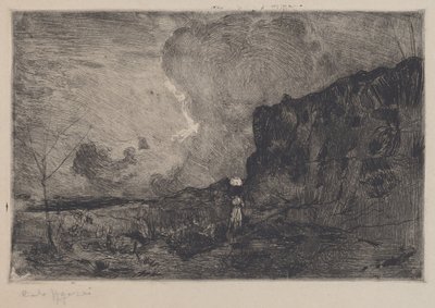 Paisagem, antes de 1915. de Carlo Paolo Agazzi