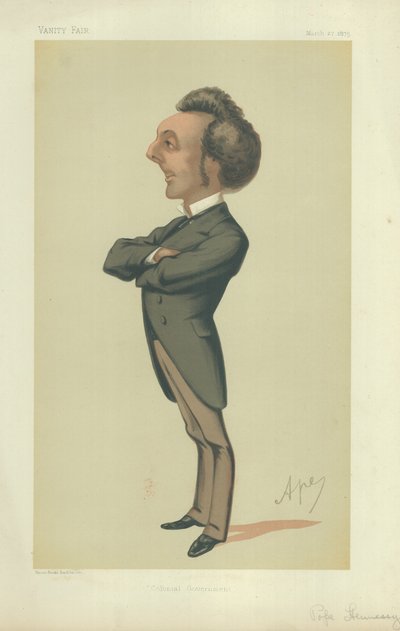 Sua Excelência o Governador John Pope Hennessy de Carlo Pellegrini