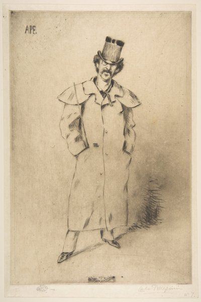 James McNeill Whistler, século XIX. de Carlo Pellegrini