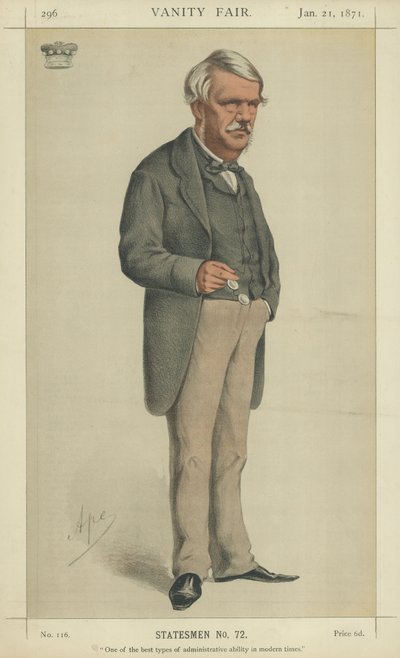 Lord John Lawrence (cor litho) de Carlo Pellegrini