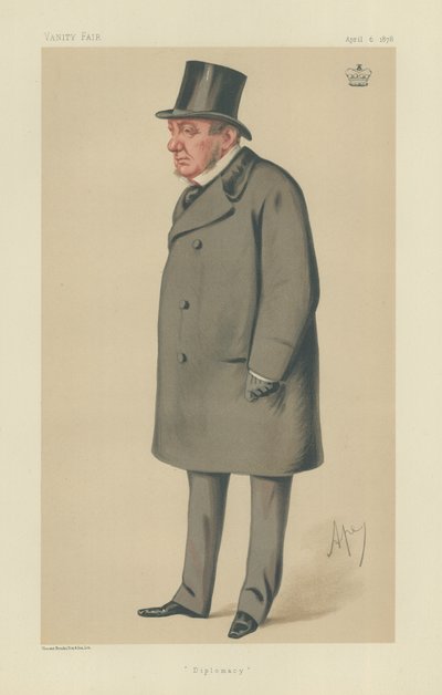 Lord Lyons (cor litho) de Carlo Pellegrini