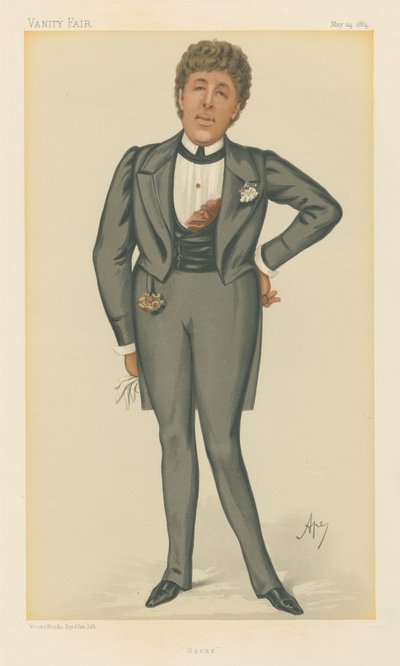 Oscar, Oscar Wilde (série Vanity Fair) de Carlo Pellegrini