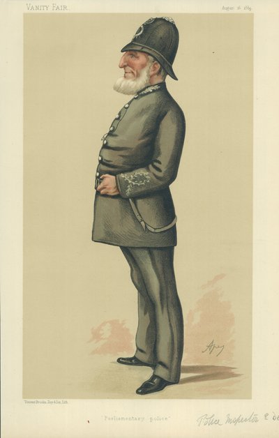 O inspetor de polícia Ebenezer Denning de Carlo Pellegrini