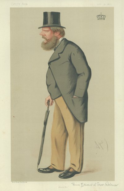 Príncipe Eduardo de Saxe-Weimar de Carlo Pellegrini