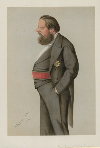 Príncipe Eduardo de Saxe Weimar de Carlo Pellegrini