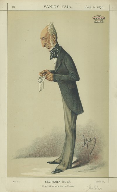 Sir Charles Wood, lorde Halifax de Carlo Pellegrini