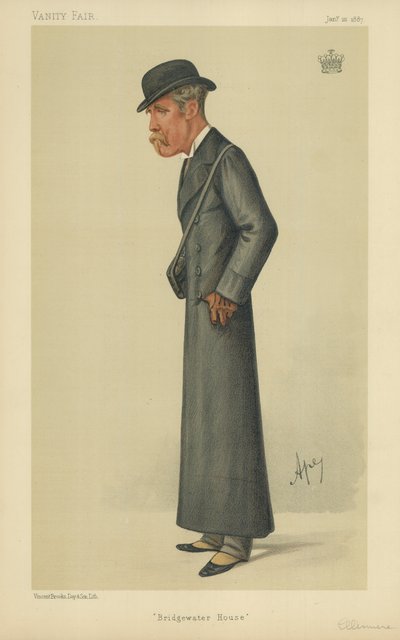 O conde de Ellesmere de Carlo Pellegrini