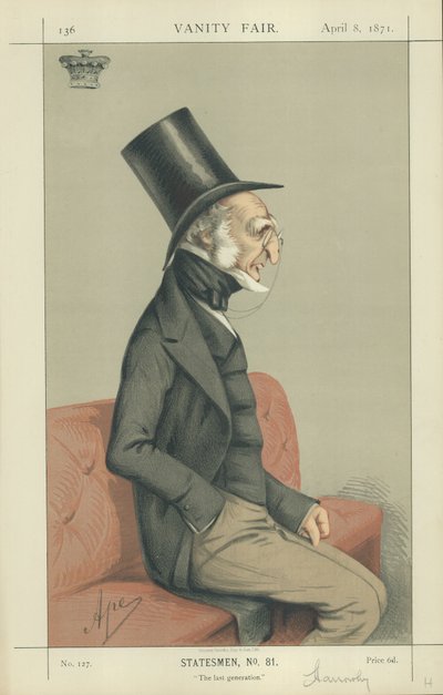 O Conde de Harrowby de Carlo Pellegrini