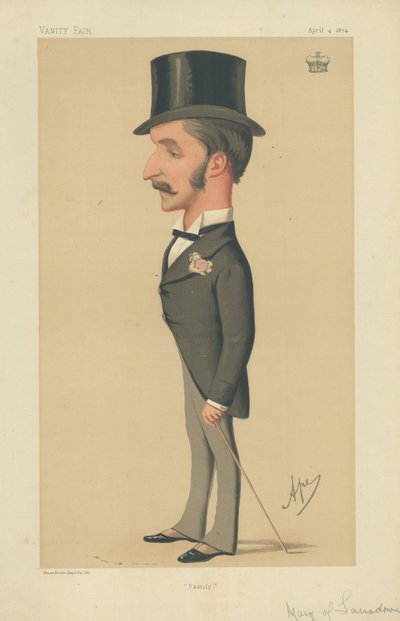 O Marquês de Lansdowne de Carlo Pellegrini