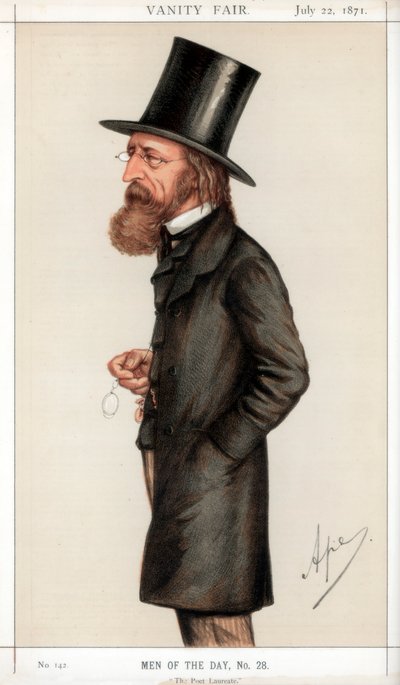 O poeta laureado, 1871 de Carlo Pellegrini