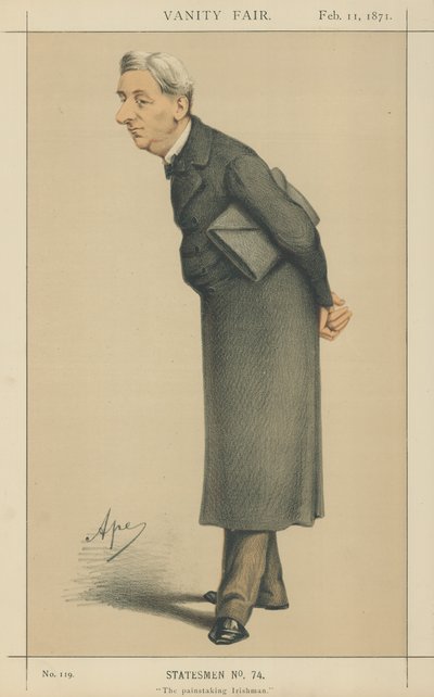 O ilustre William Monsell (cor litho) de Carlo Pellegrini
