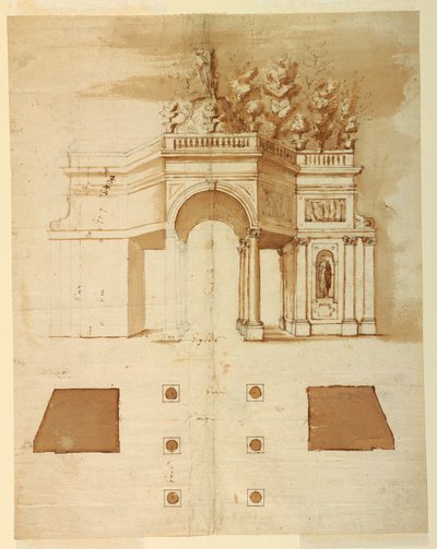 Projeto para uma loggia de Carlo Rainaldi