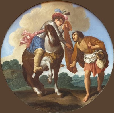 Alemão: Der Heilige Martin und der Bettler São Martinho e o mendigo de Carlo Saraceni