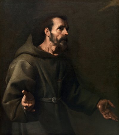 São Francisco recebe os estigmas, ca 1611. de Carlo Sellitto