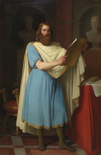 Alarico II, Rei Visigótico, 1856 de Carlos María Esquivel y Rivas