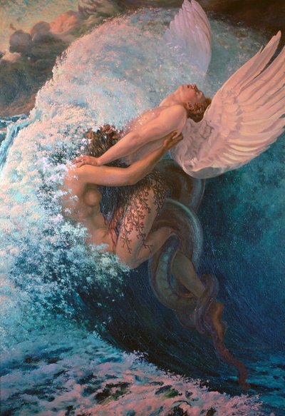 Baço e Ideal, 1907 de Carlos Schwabe