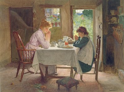 Para o que estamos prestes a receber (óleo sobre tela) de Carlton Alfred Smith
