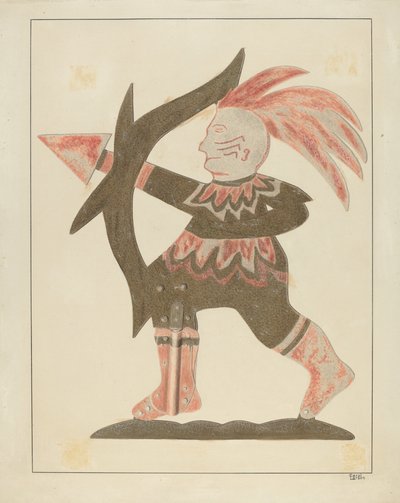 Cata-vento indiano, c. 1936. de Carol Larson