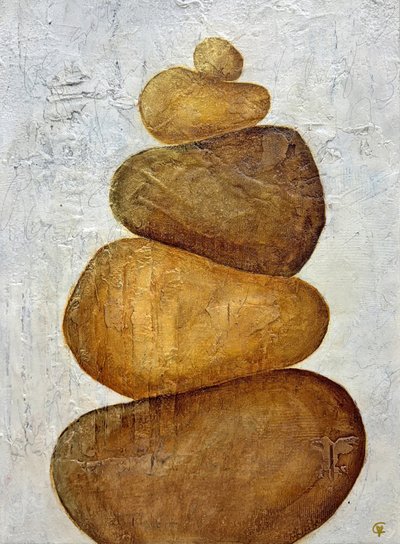 Pedras Zen Empilhadas de Carolina Gårdheim