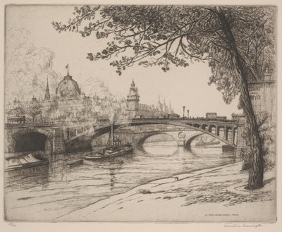 Ponte de Notre Dame, Paris de Caroline Armington