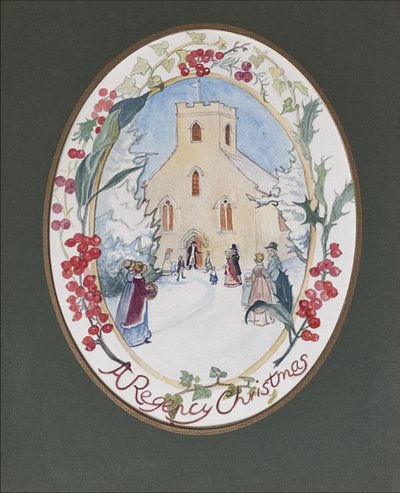 Regency Christmas, 2008 (wc no papel) de Caroline Hervey Bathurst