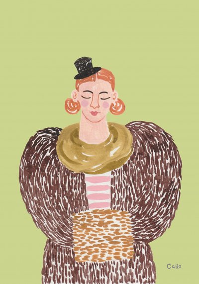 Retrato de moda caprichoso de Caroline Roberts