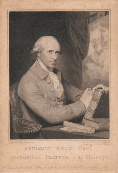 Benjamin West Esq., pintor histórico de Sua Majestade de Caroline Watson