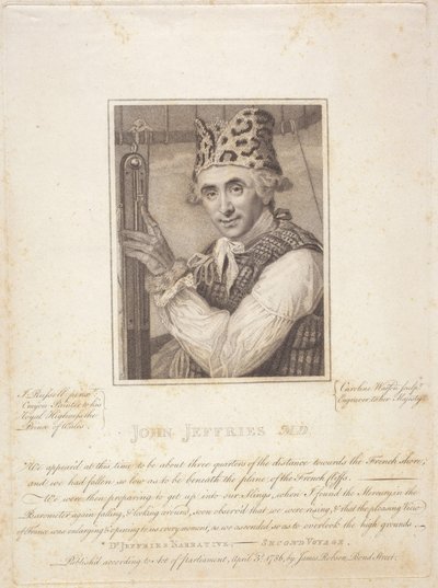 John Jeffries M.D., 3 de Abril de Caroline and Russell John (1745 1806) Watson