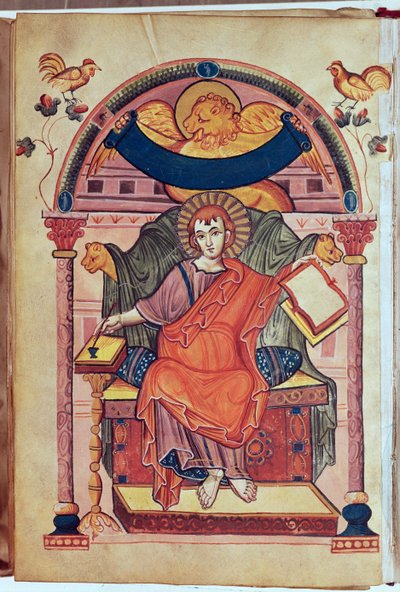 Cód. 22 São Marcos, do manuscrito de Ada de Carolingian School