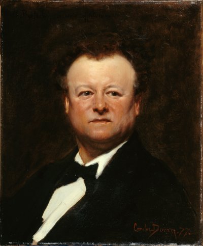 Francês: Portrait de Jean-François Berthelier (1830-1888), chanteur de Carolus Duran