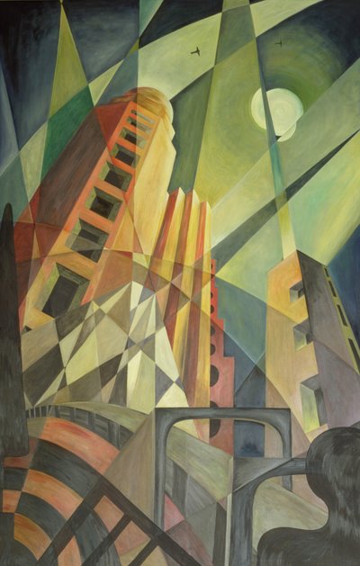 Cidade em fragmentos de luz de Carolyn Hubbard Ford