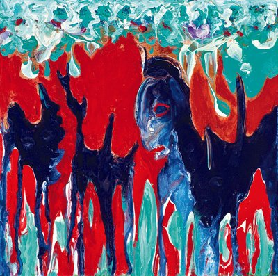 Mutant Beasts, 2011 (acrílico sobre tela) de Carolyn Mary Kleefeld