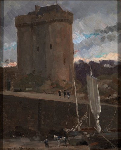 La Tour de Solidor em St. Severin, Normandia de Carroll Beckwith